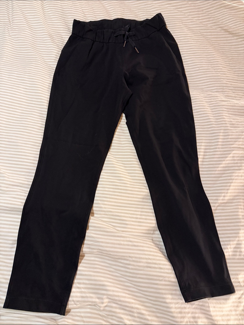 lululemon athletica Black Jogger-Style Track Pants